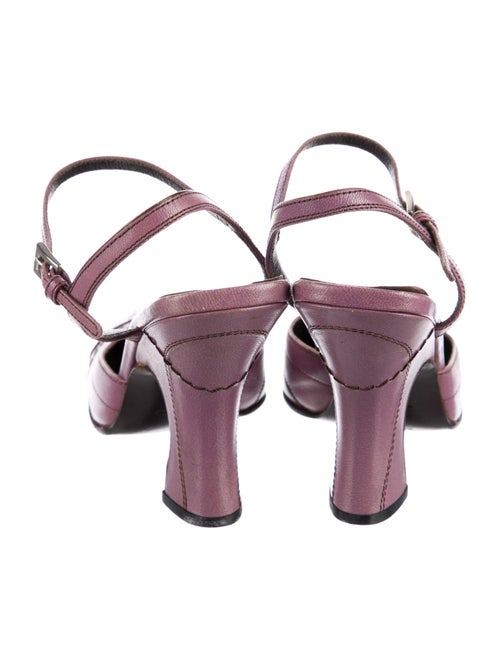 Prada Leather Slingback Pumps