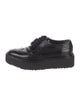 Prada Patent Leather Lasercut Accents Oxfords