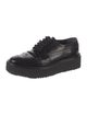 Prada Patent Leather Lasercut Accents Oxfords