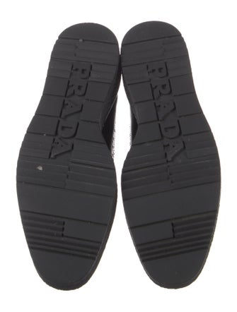 Prada Patent Leather Lasercut Accents Oxfords