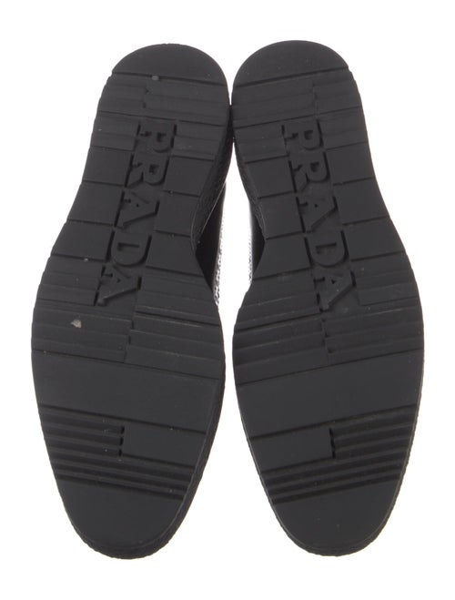 Prada Patent Leather Lasercut Accents Oxfords