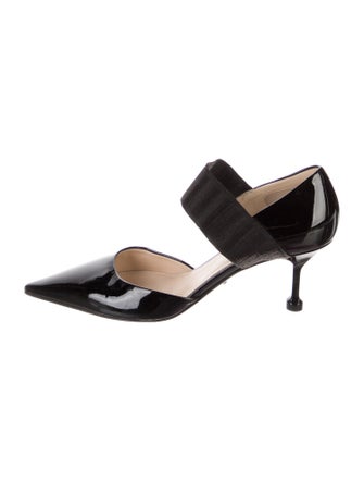 Prada Patent Leather D'Orsay Pumps