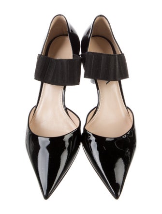 Prada Patent Leather D'Orsay Pumps