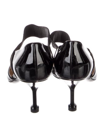 Prada Patent Leather D'Orsay Pumps