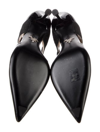 Prada Patent Leather D'Orsay Pumps