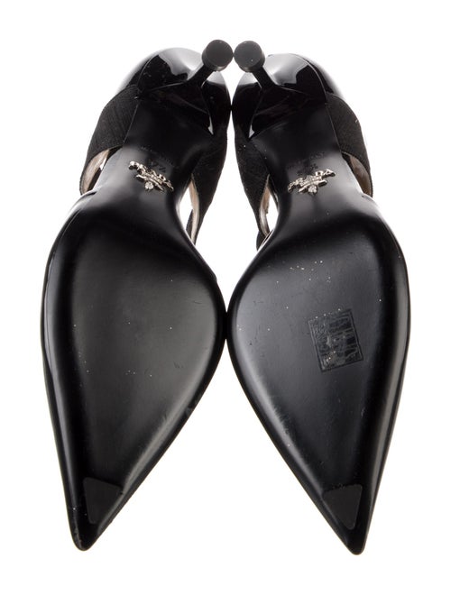 Prada Patent Leather D'Orsay Pumps