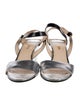 Prada Patent Leather Slingback Sandals