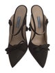 Prada Satin Slingback Pumps