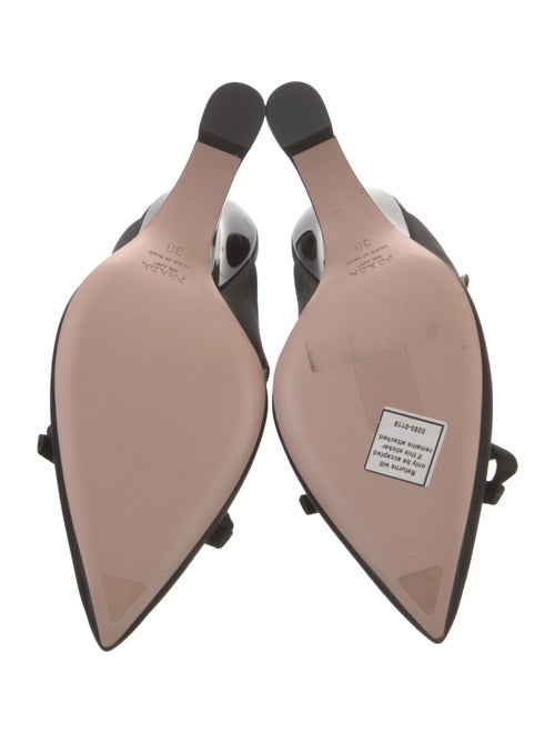 Prada Satin Slingback Pumps