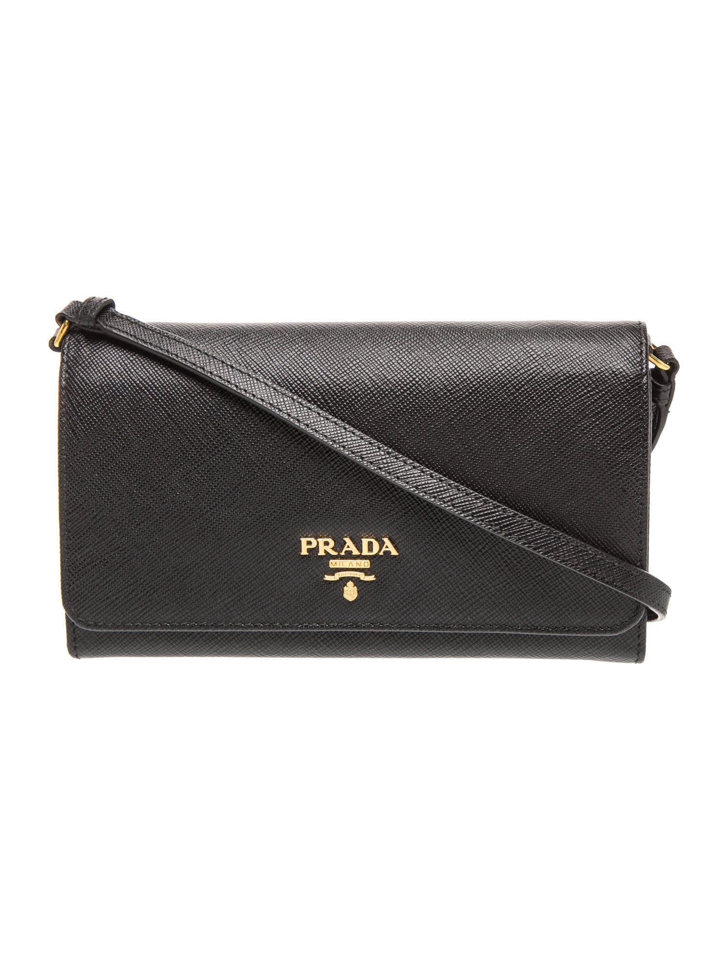 Prada Saffiano Leather Metal