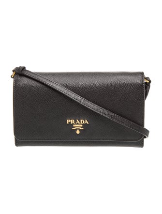 Prada Saffiano Leather Metal
