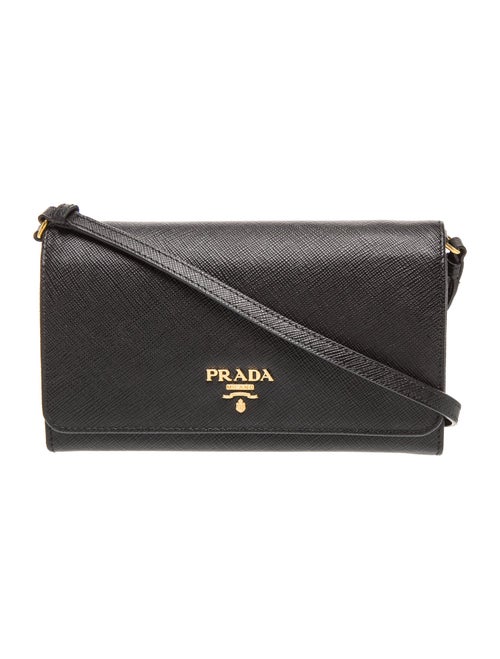 Prada Saffiano Leather Metal