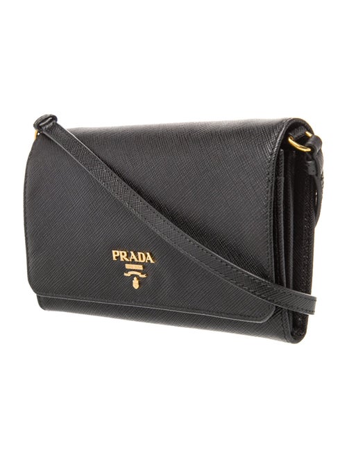 Prada Saffiano Leather Metal