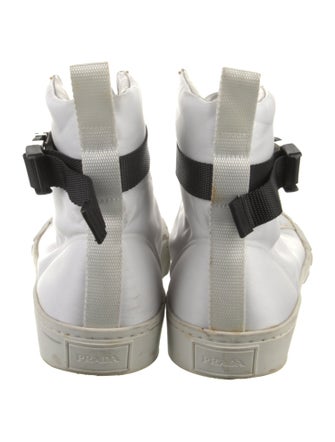 Prada Nylon Colorblock Pattern Sneakers