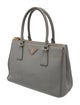 Prada Saffiano Lux Leather Galleria Double Zip Small