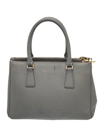 Prada Saffiano Lux Leather Galleria Double Zip Small