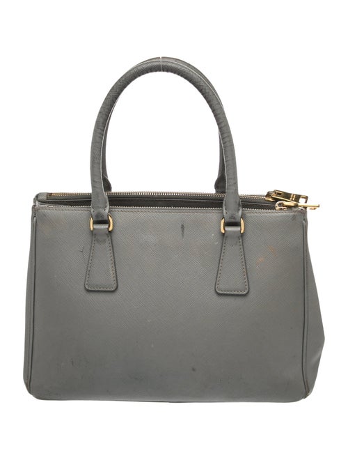 Prada Saffiano Lux Leather Galleria Double Zip Small