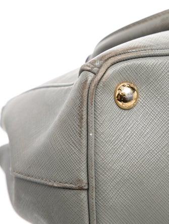 Prada Saffiano Lux Leather Galleria Double Zip Small