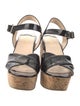Prada Patent Leather Slingback Sandals