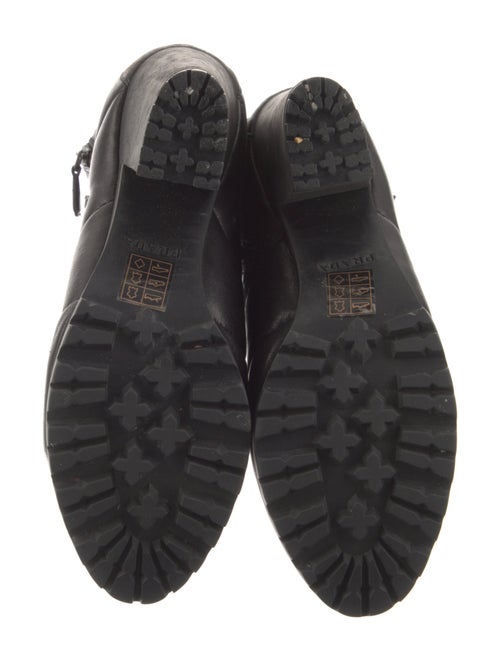 Prada Leather Combat Boots