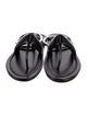 Prada Leather T-Strap Sandals