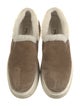 Prada Suede Faux Fur Trim Sneakers