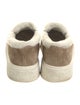Prada Suede Faux Fur Trim Sneakers