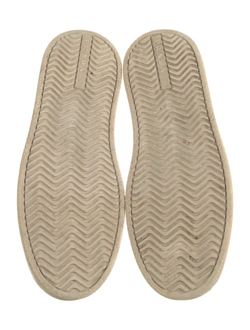 Prada Suede Faux Fur Trim Sneakers