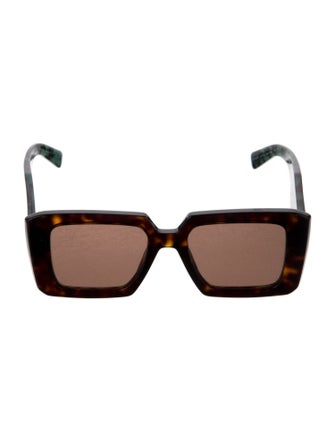 Prada Square Tinted Sunglasses