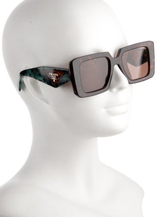 Prada Square Tinted Sunglasses