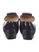 Prada Patent Leather Crystal Embellishments Ballet Flats