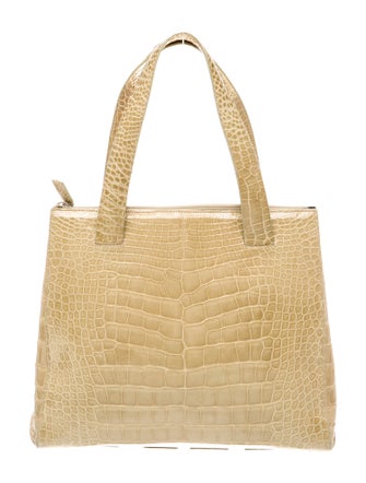 Prada Crocodile Top Handle Bag