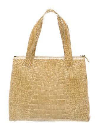 Prada Crocodile Top Handle Bag