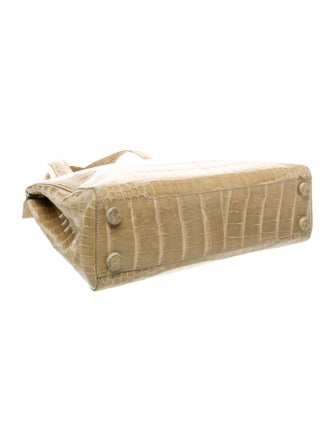 Prada Crocodile Top Handle Bag