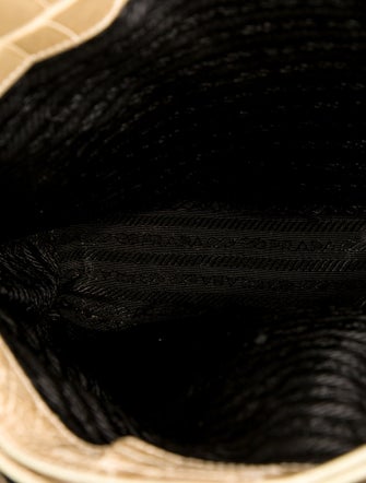 Prada Crocodile Top Handle Bag