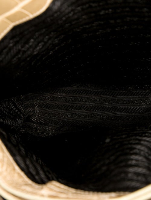 Prada Crocodile Top Handle Bag