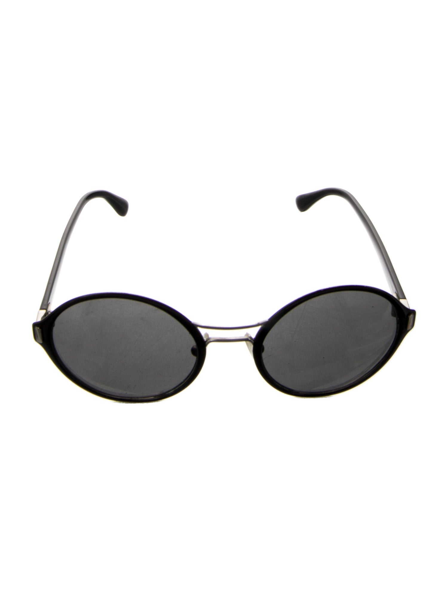 Prada Round Mirrored Sunglasses