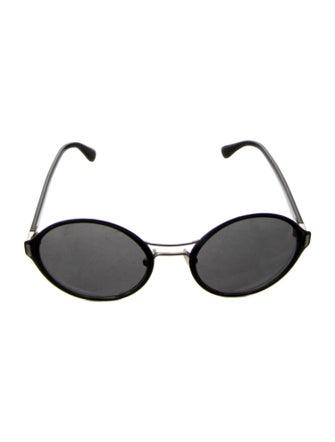 Prada Round Mirrored Sunglasses