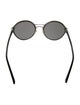 Prada Round Mirrored Sunglasses