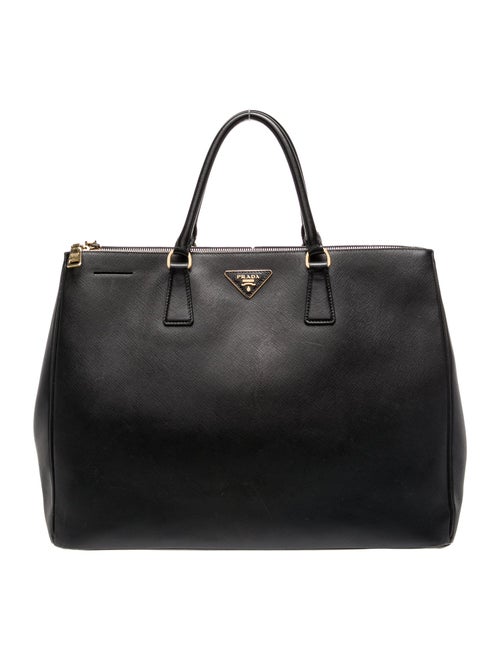 Prada Saffiano Lux Leather Galleria Double Zip XL