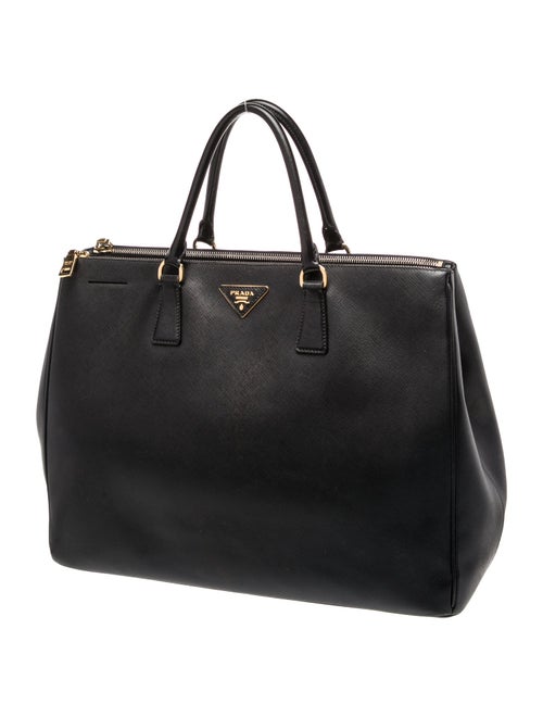 Prada Saffiano Lux Leather Galleria Double Zip XL