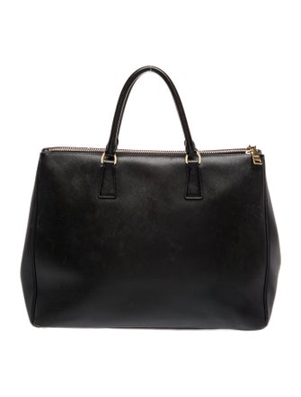 Prada Saffiano Lux Leather Galleria Double Zip XL