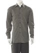 Prada Striped Long Sleeve Dress Shirt
