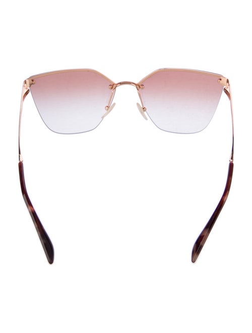 Prada Cat-Eye Mirrored Sunglasses