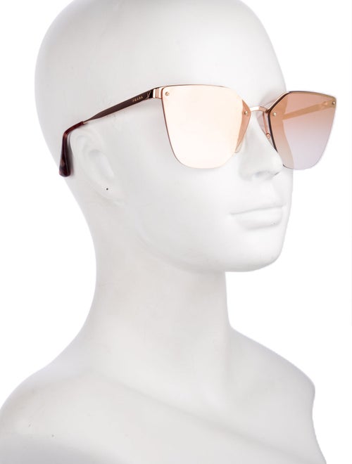 Prada Cat-Eye Mirrored Sunglasses