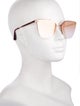 Prada Cat-Eye Mirrored Sunglasses