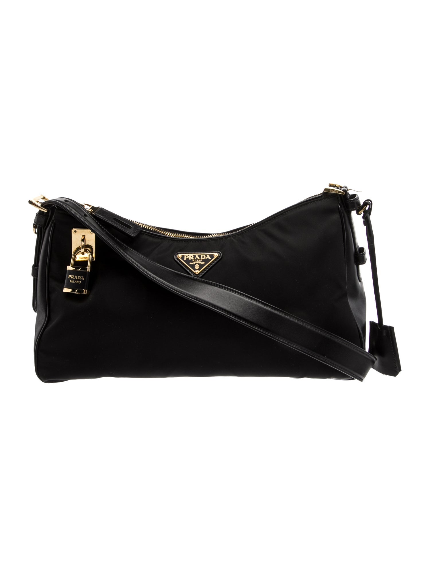 Prada Tessuto Nylon Shoulder Bag Large