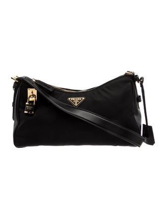 Prada Tessuto Nylon Shoulder Bag Large