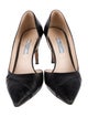 Prada Leather D'Orsay Pumps