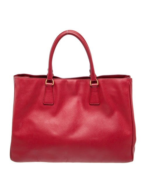 Prada Enameled Metal Triangle Double